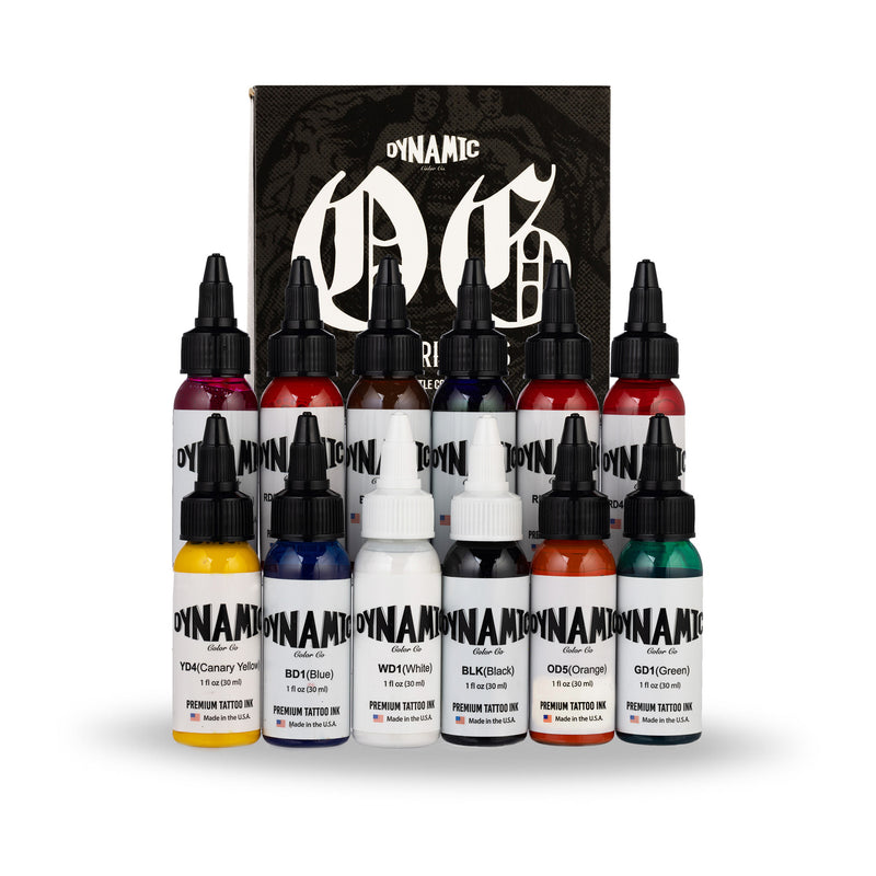 OG Tattoo Ink Color Set - 1 oz. Bottles