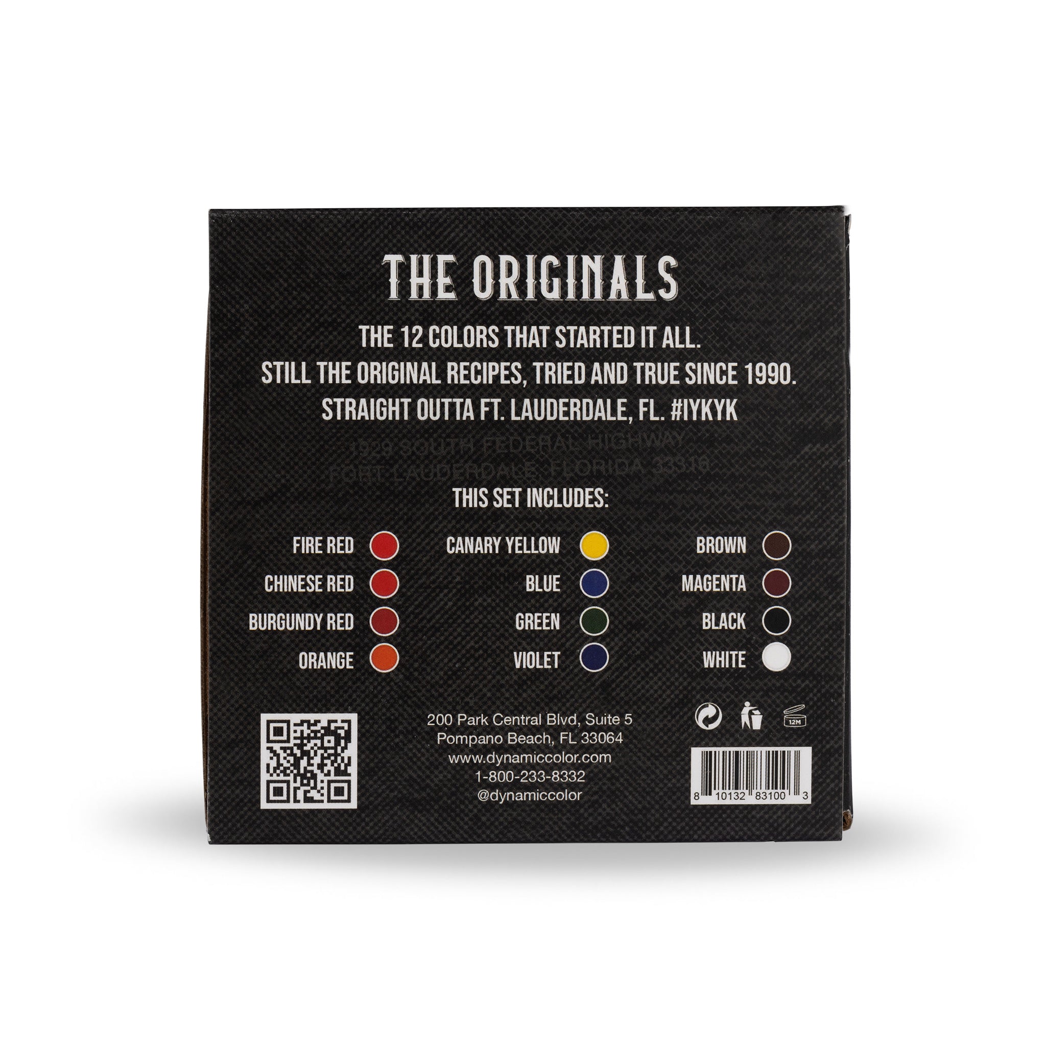 Dynamic OG Tattoo Ink Color Set - 1 oz. Bottles | Professional Tatt