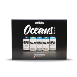 Dynamic Tattoo Ink Oceans 1oz Color Set Dynamic Color