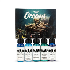 Dynamic Tattoo Ink Oceans 1oz Color Set