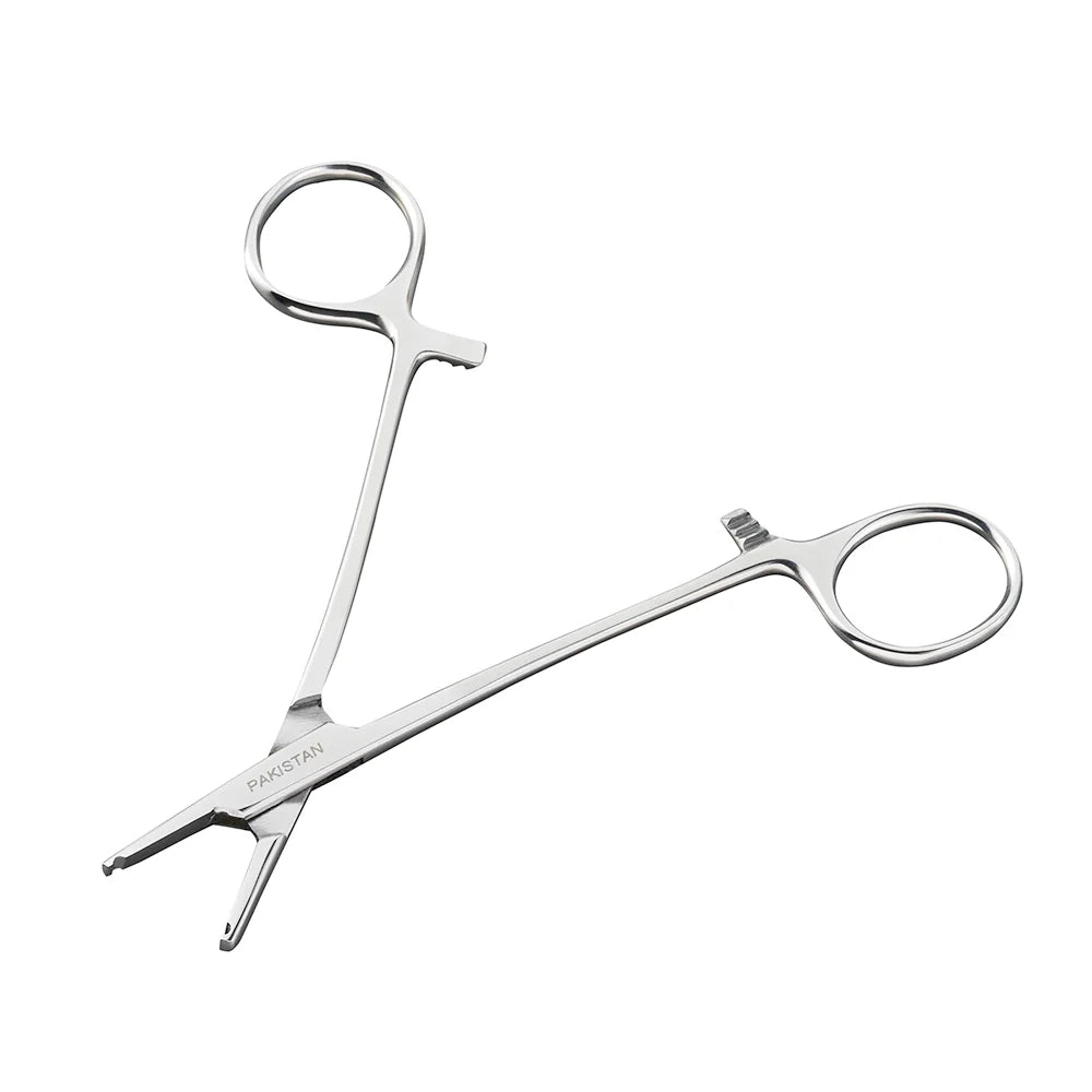 5" Stainless Steel Forceps with Notched Tips By Jason Coale Painful Pleasures
