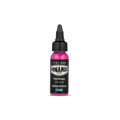 Dynamic Platinum Tattoo Ink Red Grape  - 1oz Bottle