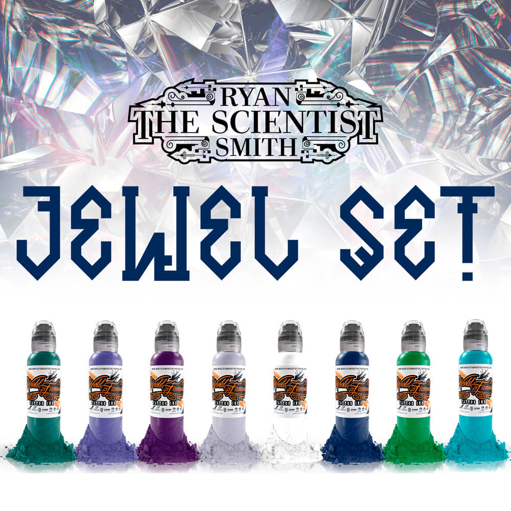 World Famous Set Ryan Smith Jewel Tattoo Ink 1 oz