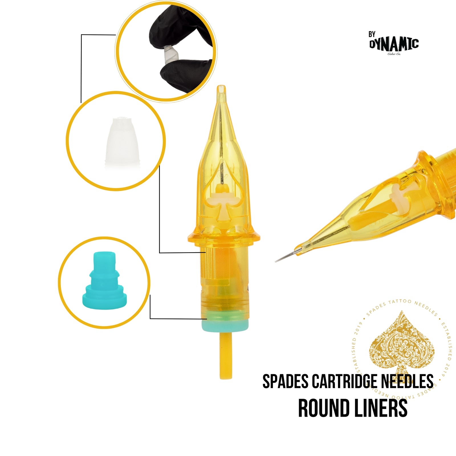 Spades Cartridge Needles Round Liners