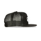 Dynamic Trucker Hat / Black & Black / Embroidered Patch
