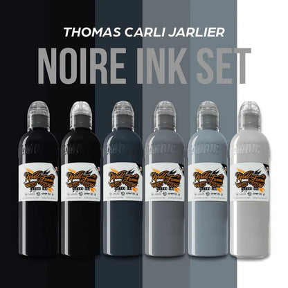 World Famous Set Thomas Carli Jarlier's Noire Tattoo Ink Dynamic Color