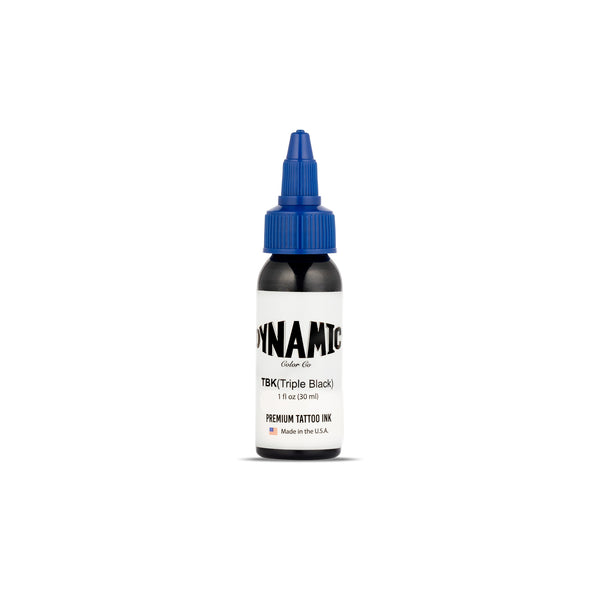 画材 Dymanic Inc BLK/TBK Dynamic Triple Black Tattoo Ink - 8oz Bottle | Dynamic Color