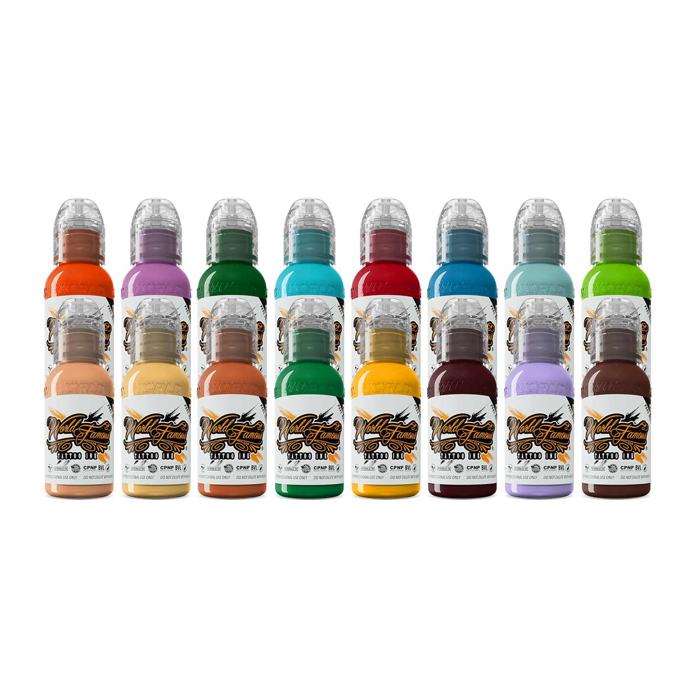 World Famous Set Ilya Fom's Animal Kingdom Tattoo Ink 1oz