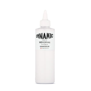 Dynamic White Tattoo Ink - 8 oz. Bottle