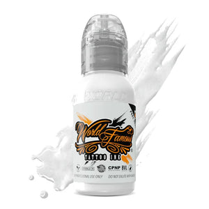 World Famous Portrait White Tattoo Ink