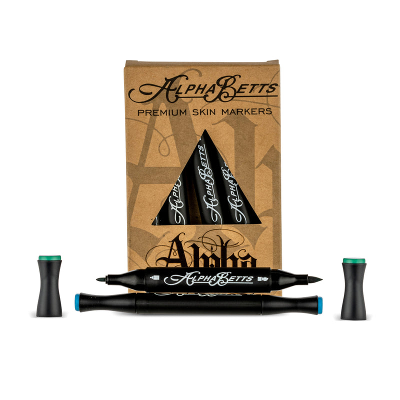 Alpha Betts 6-Piece Skin Marker Set
