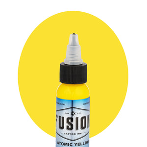 Fusion Atomic Yellow Tattoo ink  2oz