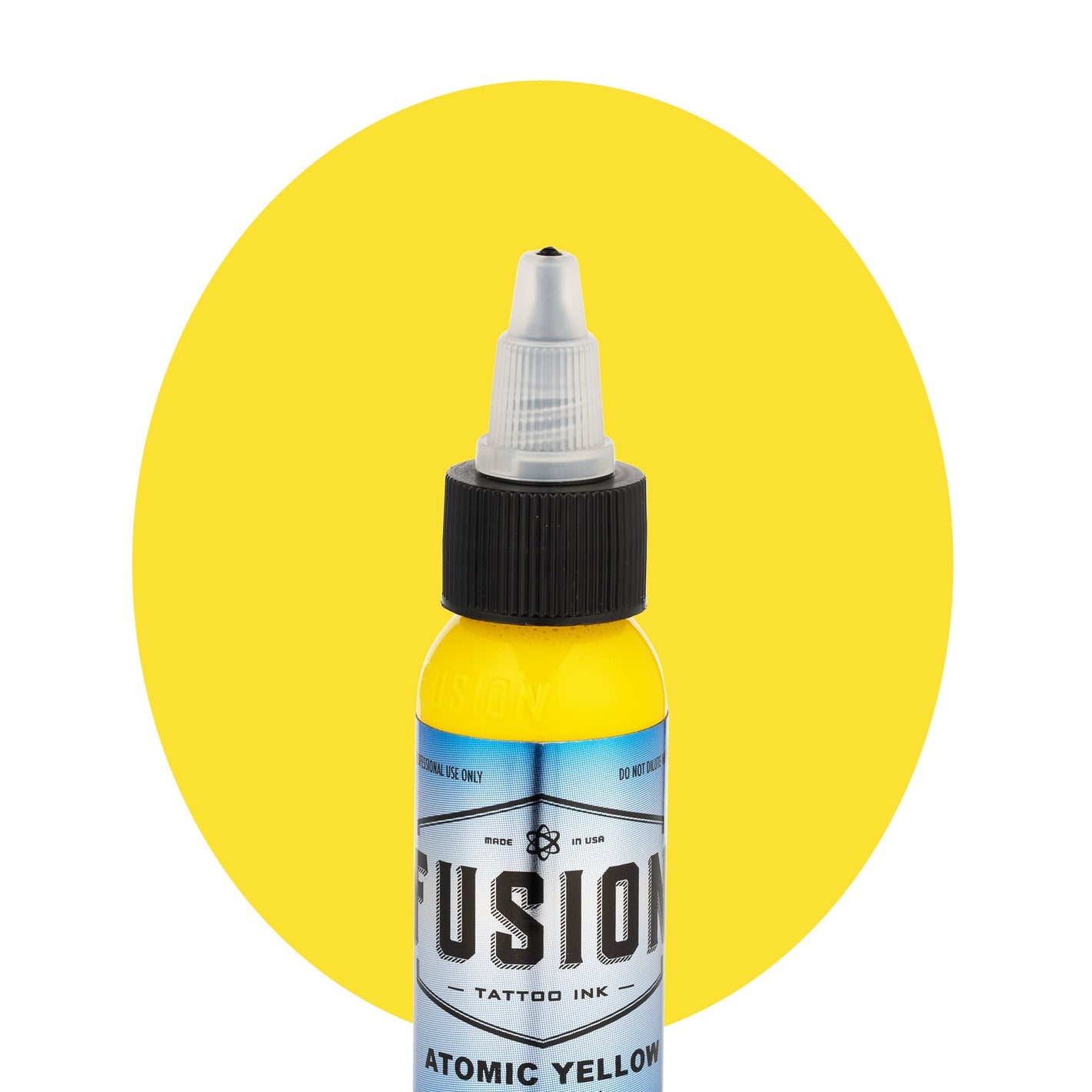 Fusion Atomic Yellow Tattoo ink  2oz Fusion Ink