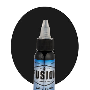 Fusion Basic Black Tattoo Ink 4 oz.