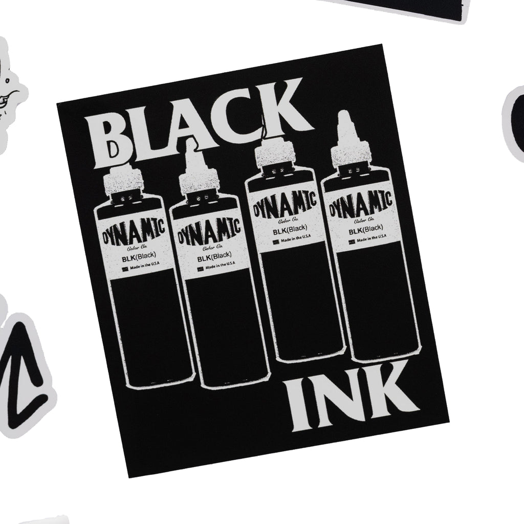 Black Ink Dynamic Sticker