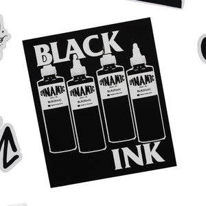 Low Ink Sticker Dynamic Tattoo Ink Stickers & Tattoo Bottle Labels