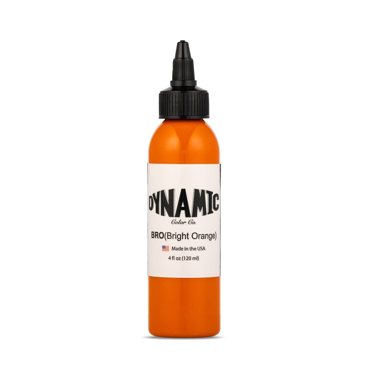 Dynamic Tattoo Ink Bright Orange - 4 oz. Bottle