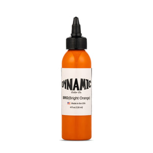 Dynamic Tattoo Ink Bright Orange - 4 oz. Bottle