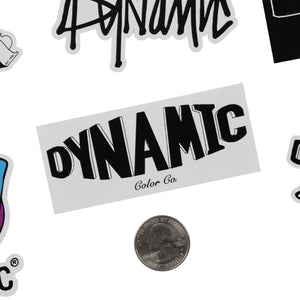 White Logo Dynamic Sticker