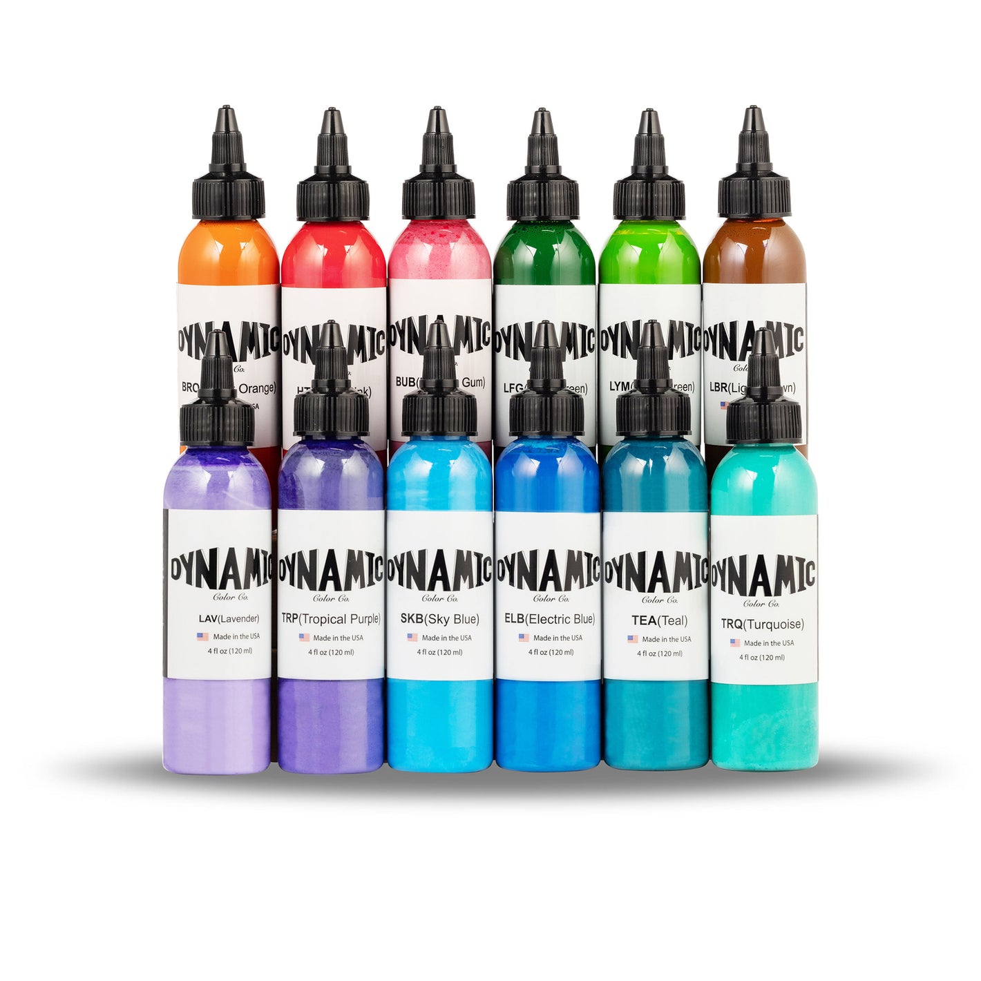 Circa 2003 Tattoo Ink Color Set - 4 oz. Bottles