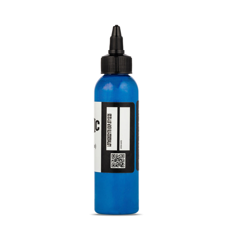 Tinta de tatuaje azul eléctrico - 4 oz. Botella