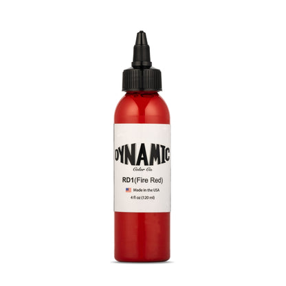 Dynamic Tattoo Ink Fire Red  - 4 oz. Bottle