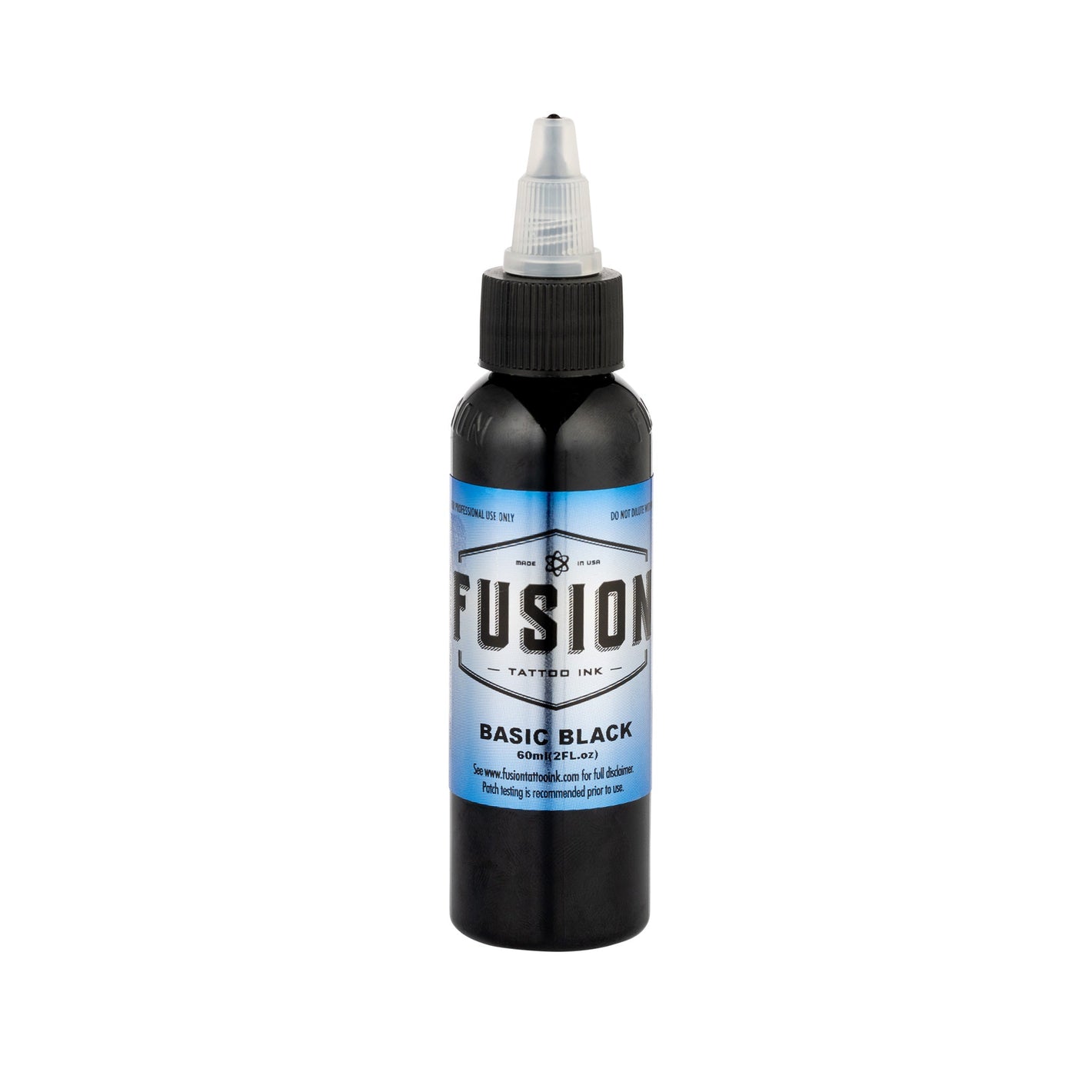 Fusion Basic Black Tattoo Ink 2 oz.