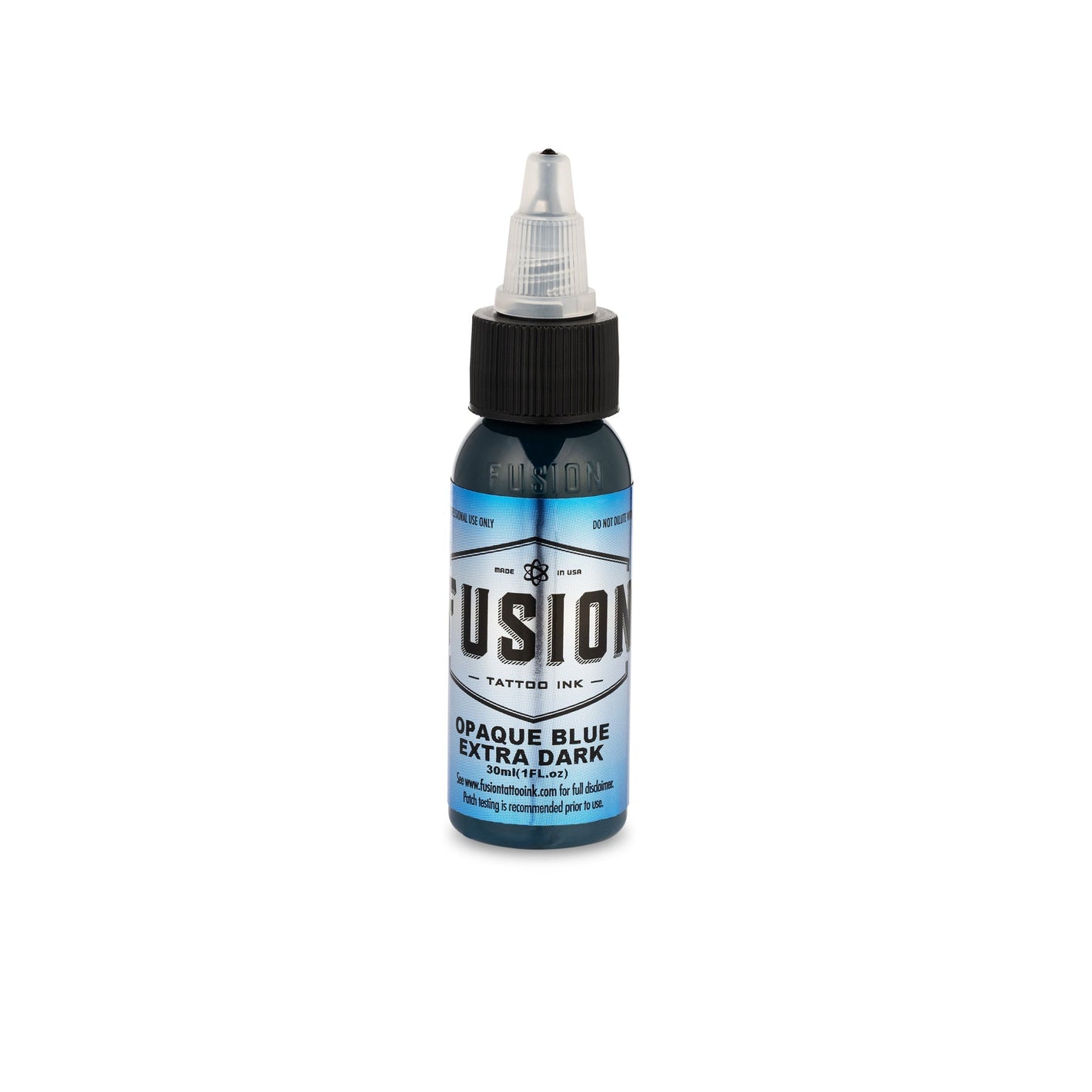 Fusion Opaque Blue Extra Dark Tattoo Ink 1 oz. Fusion Ink