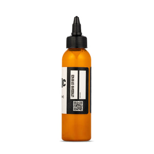 Tinta de tatuaje de color amarillo dorado - 4 oz. Botella