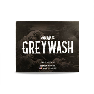 Tinta de tatuaje Dynamic Greywash - 4 oz. Conjunto de botella