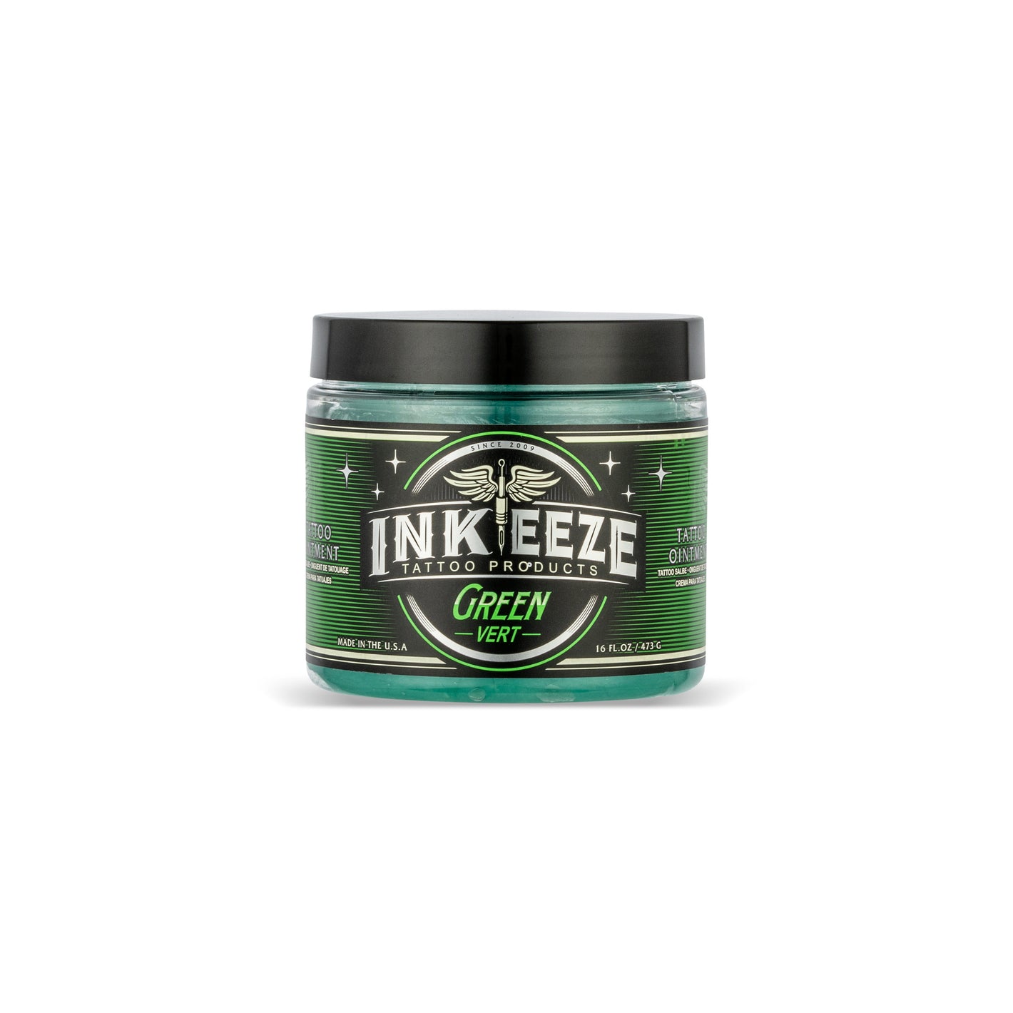 INK-EEZE  Green Tattoo Ointment 16 oz.