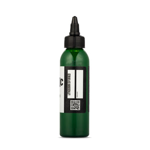 Tinta de tatuaje verde hoja - 4 oz. Botella