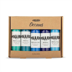 Dynamic Tattoo Ink Oceans 4oz Color Set