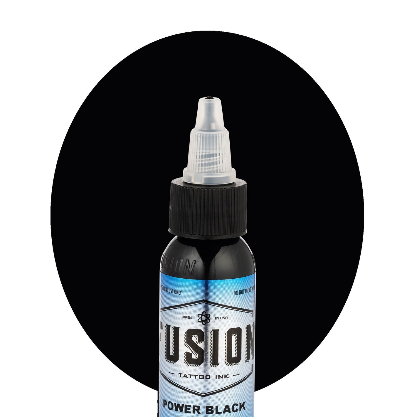 Fusion Power Black Tattoo Ink 8 oz.