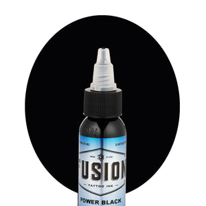 Fusion Power Black Tattoo Ink 8 oz.