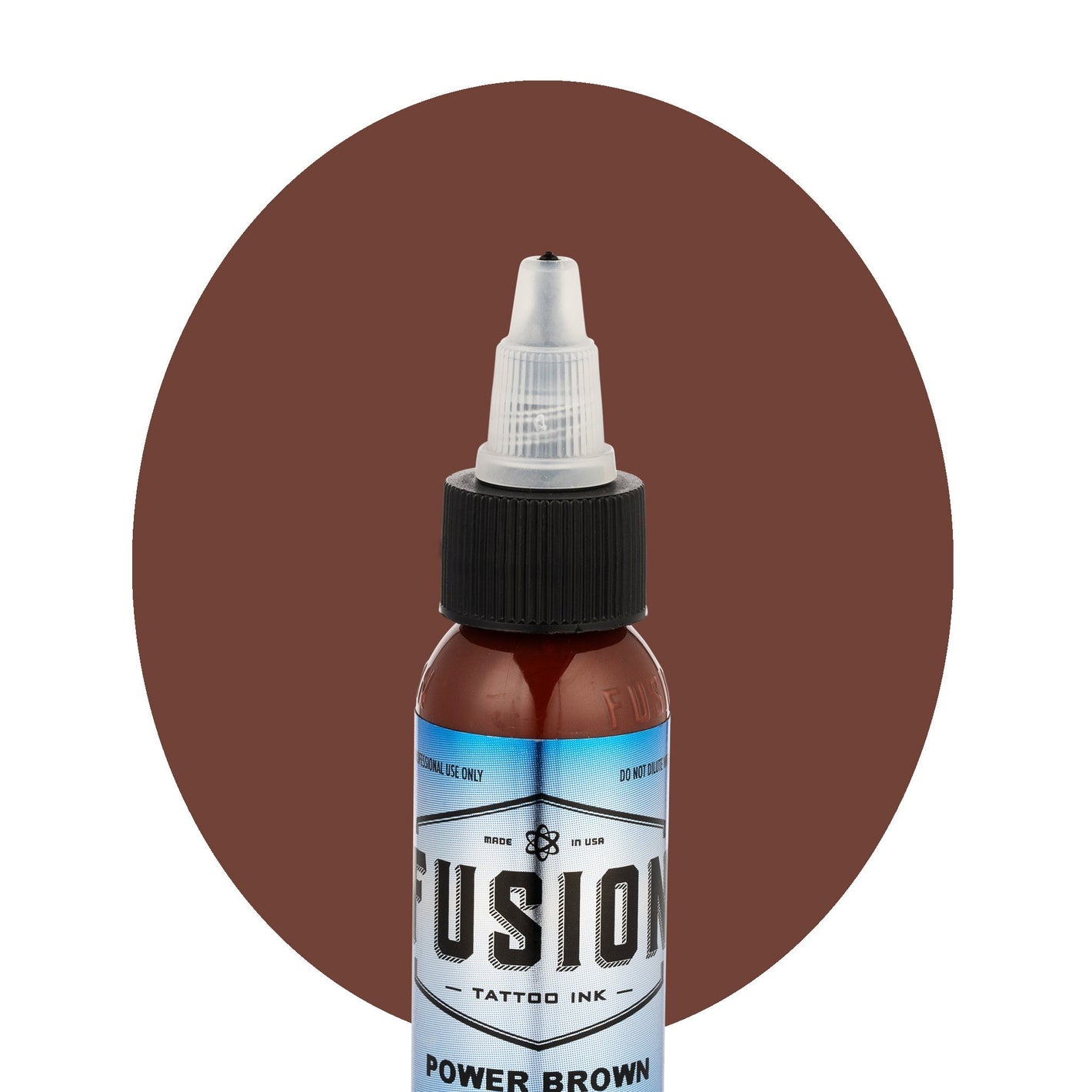 Fusion Power Brown Tattoo Ink 2 oz. Fusion Ink