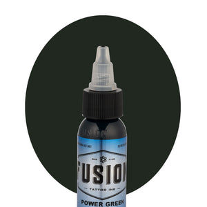 Fusion Power Green Tattoo Ink 2 oz