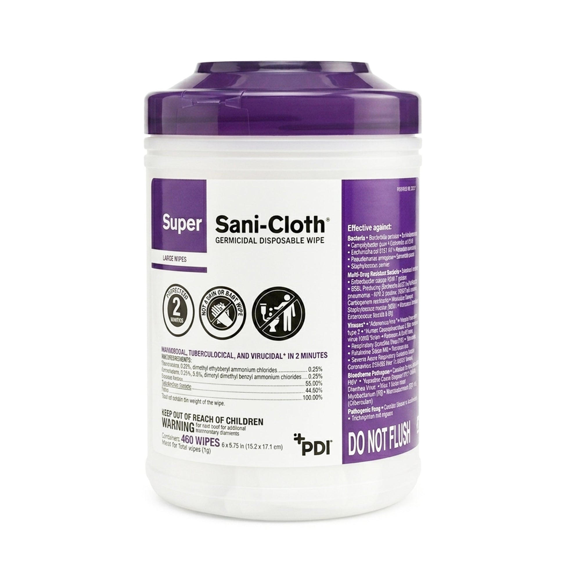 PDI Super Sani-Cloth Germicidal Disposable Wipe Dynamic Color