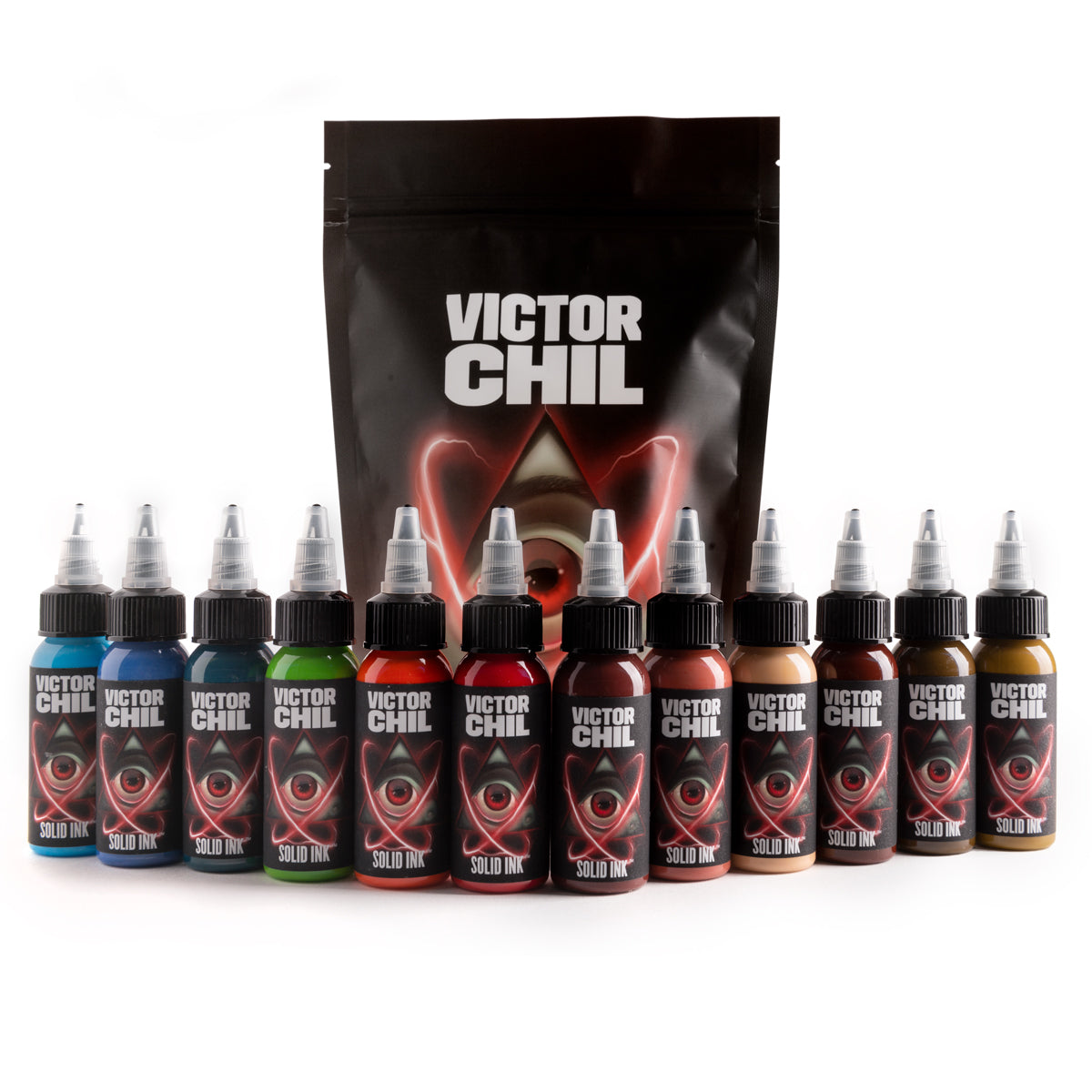 Solid Ink 12pc 1oz Victor Chil Color Set