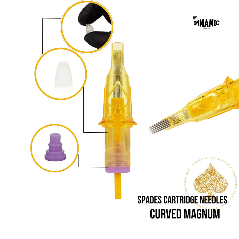 Spades Cartridge Needles - Curved Magnum