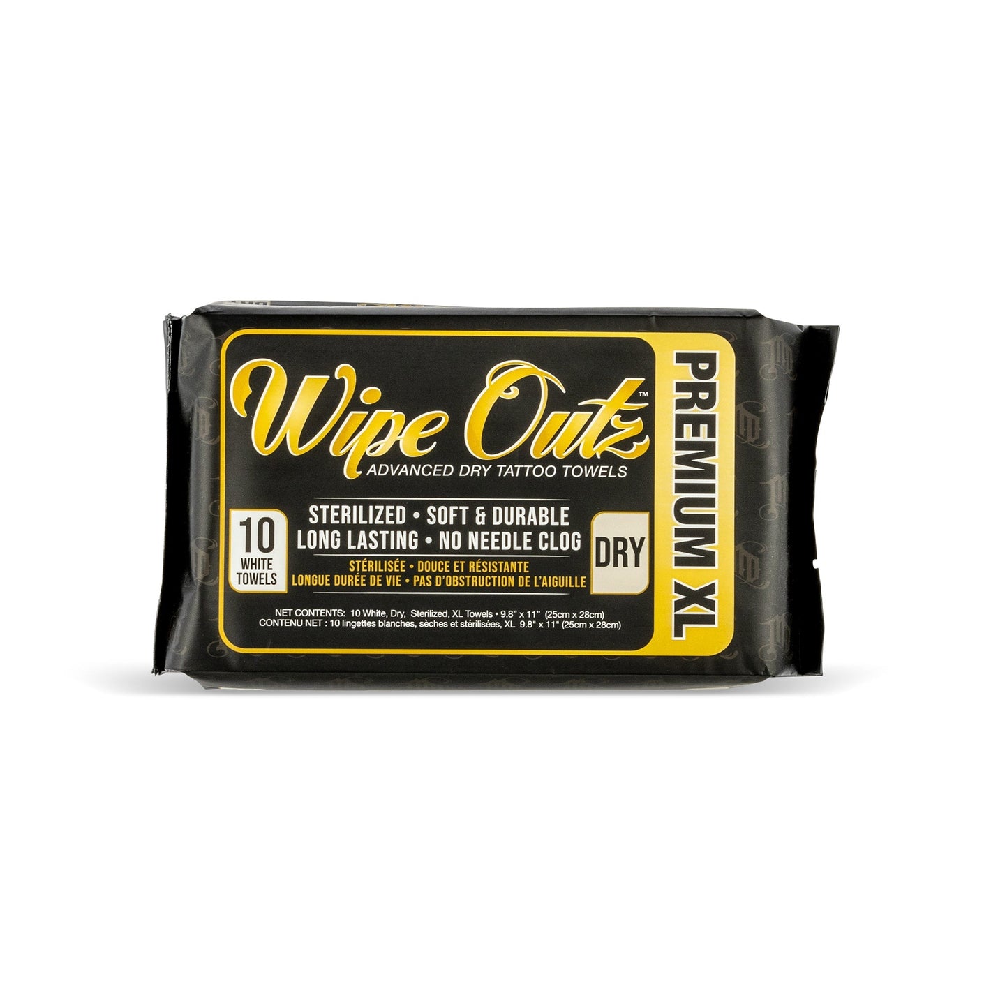 Wipe Outz Dry Wipes Premium  Advanced Dry Tattoo Towels Wipeoutz