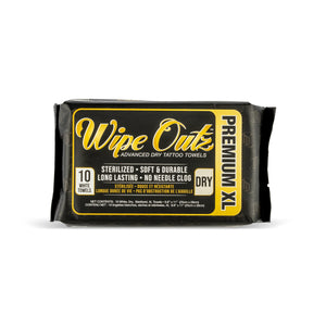 Wipe Outz Dry Wipes Premium  Advanced Dry Tattoo Towels