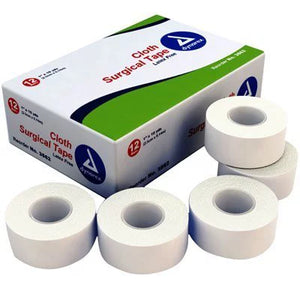 Dynarex Cloth Surgical Tape 1/2" x 10 yard 12/cs