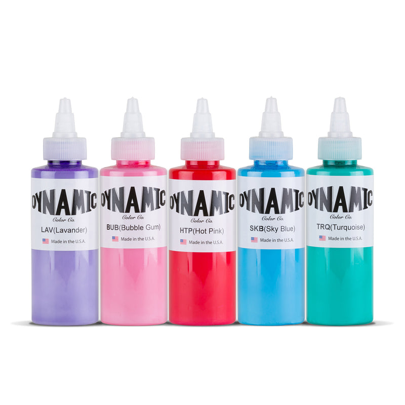 Dynamic Tattoo Ink Candy 4oz Color Set
