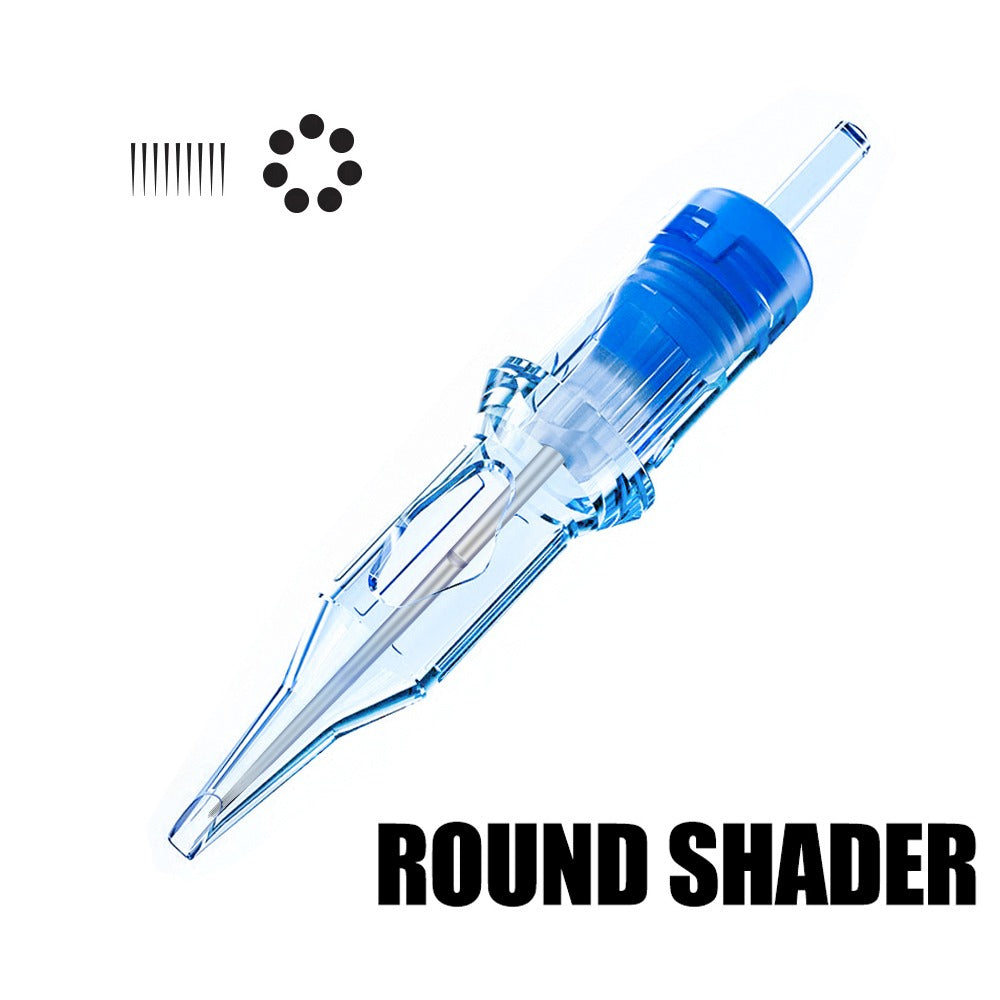 Emalla Round Shader Tattoo Cartridge Needles 20 Count Box