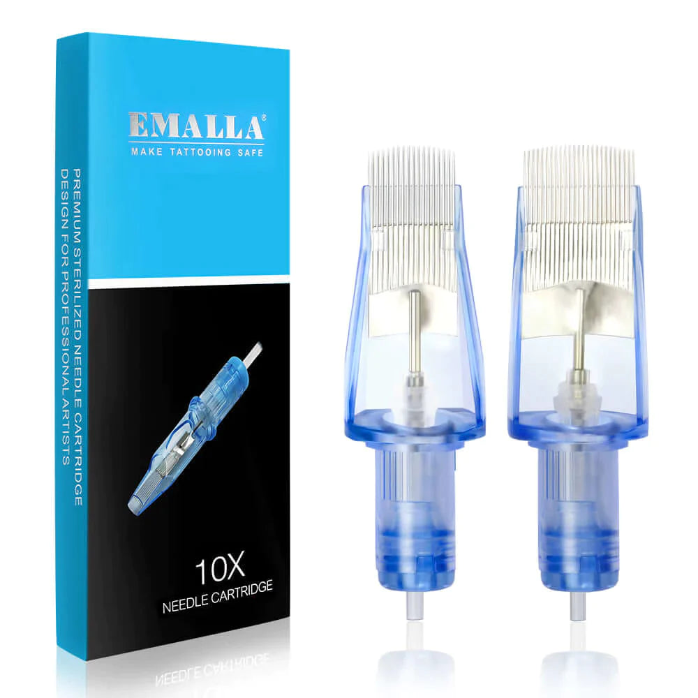 Emalla Oversized Straight Magnum Tattoo Cartridge Needle 20 Count Box