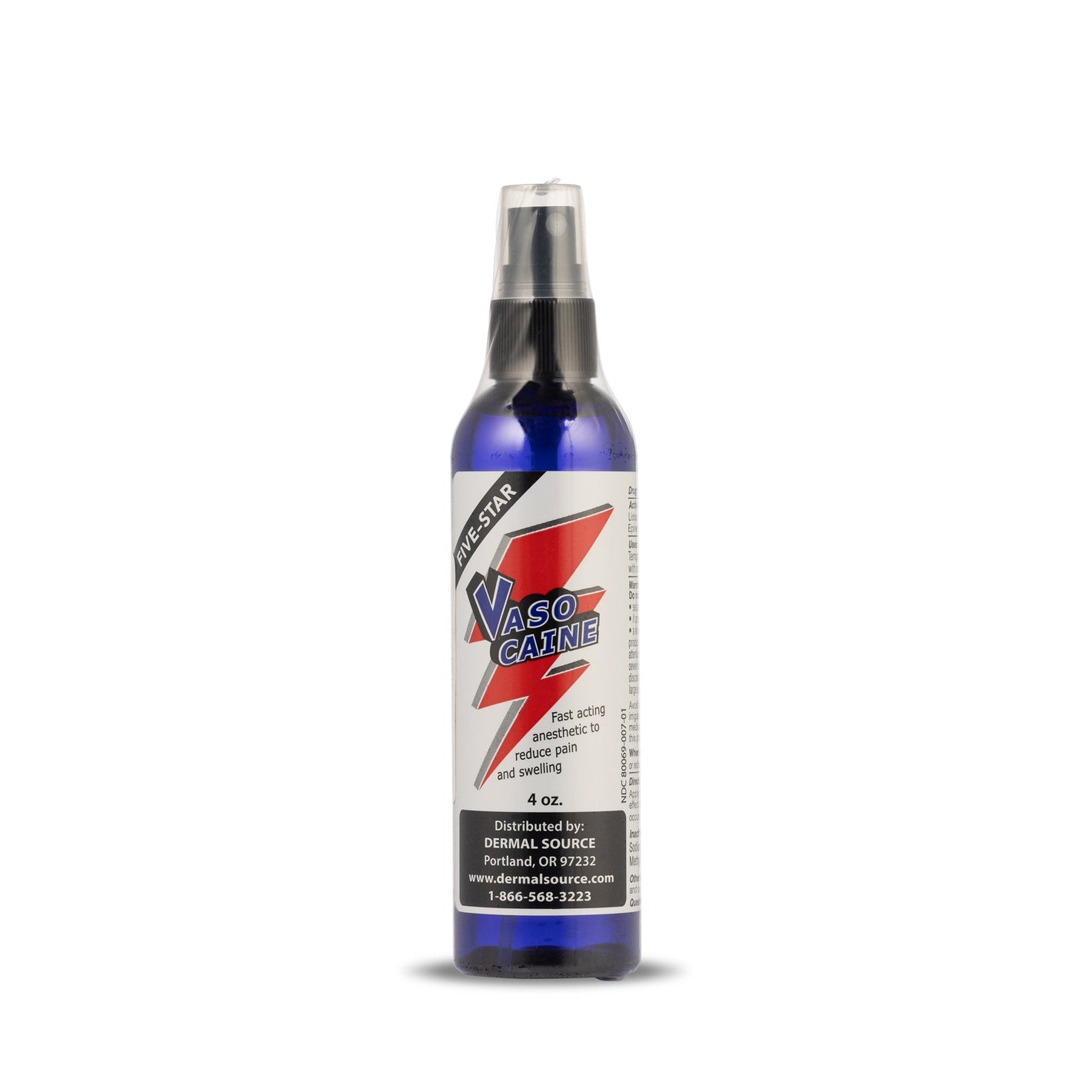Vasocaine Topical Anesthetic 4oz Vasocaine
